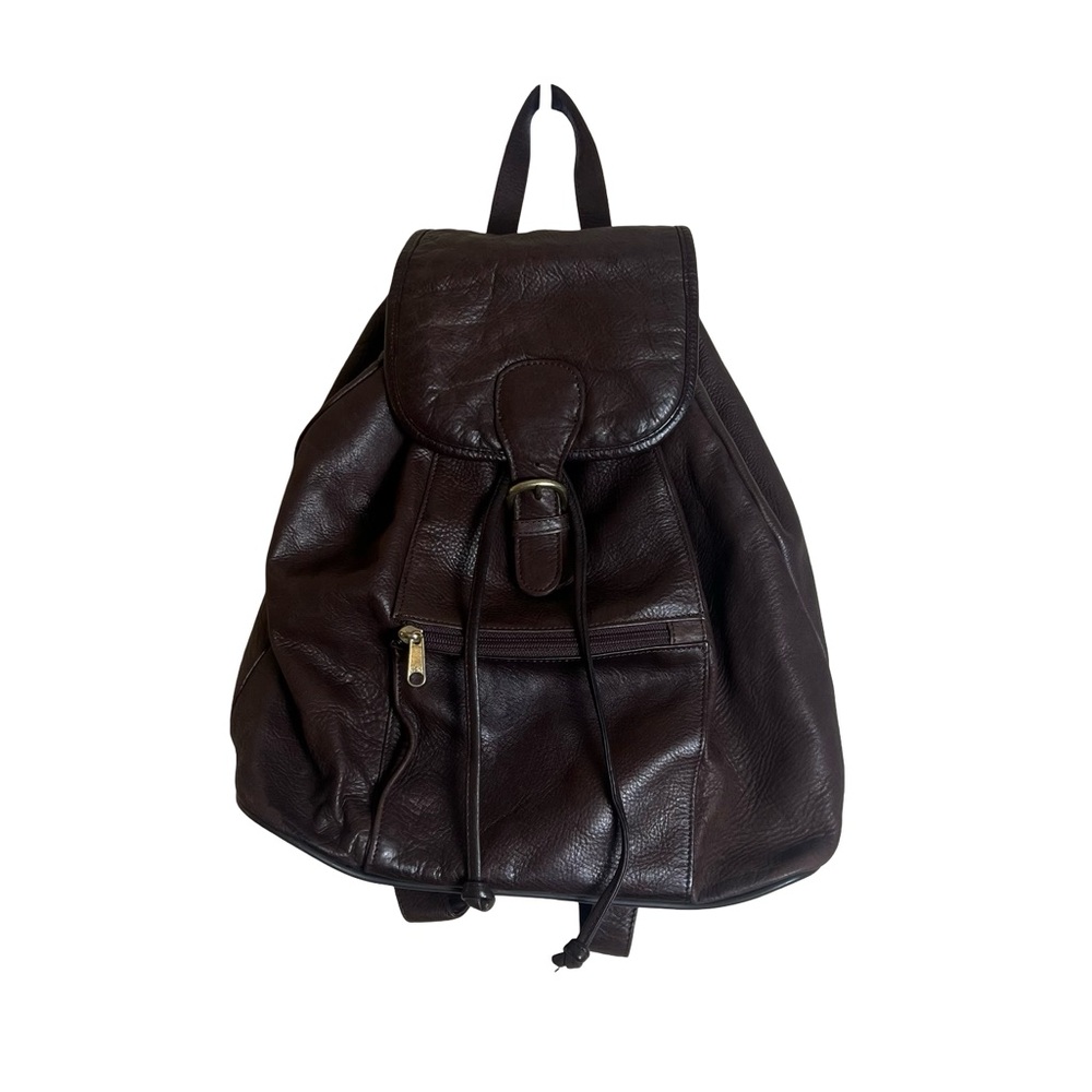Boulder‎ Ridge shaemaster leather co brown backpack